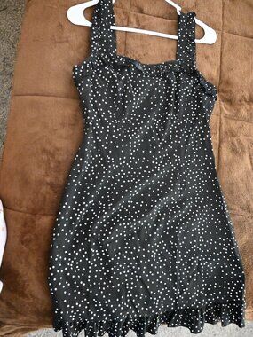 Black Polka Dot Dress